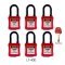 Padlock Master Key เซ็ท6ตัว LT-400 ห่วงไนล่อน ป้องกันไฟดูด